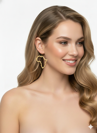 Map Of Africa Earrings