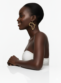 Map Of Africa Earrings